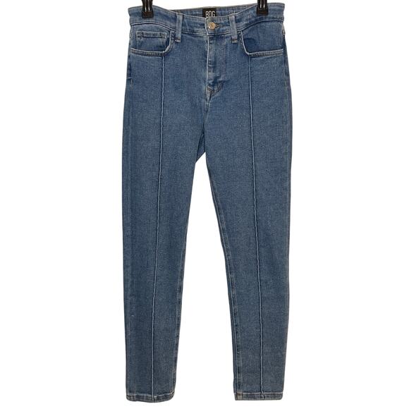 BDG Twig High Rise Blue Skinny Jeans Seamed Front Size 27 Ankle - Picture 2 of 10